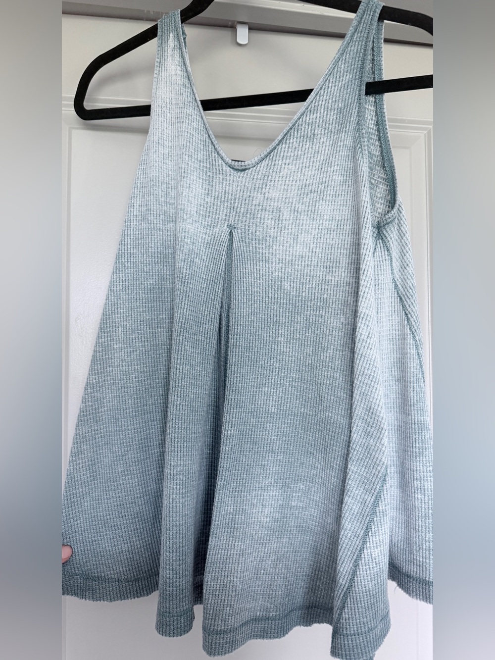 Free People/We The Free Light Blue Waffle Knit Tank - Picture 5 of 7